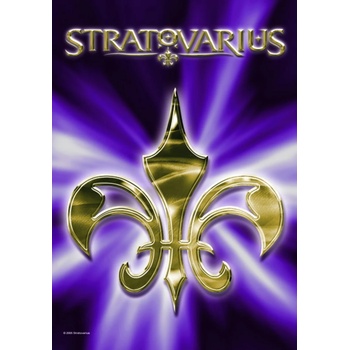 Image 1 of HEART ROCK флагче Stratovarious - Purple Coronalily- HFL0698