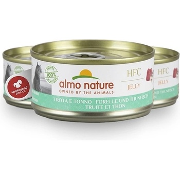 Almo Nature HFC Pstruh a tuňák Jelly 70 g