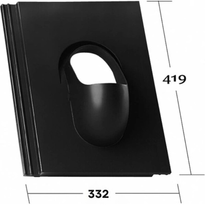 HPI Plastová prostupová taška pro krytinu Bramac Tegalit průměr průchodu 100 mm Šedá 1 ks