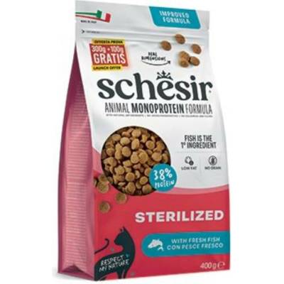 Schesir Cat Sterilized Animal Monoprotein Formula ryby 400 g