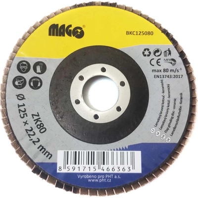 Magg Lamelový brusný kotouč 125 mm 100 BKC125100