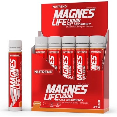 Nutrend Magneslife pomaranč 10 x 25 ml