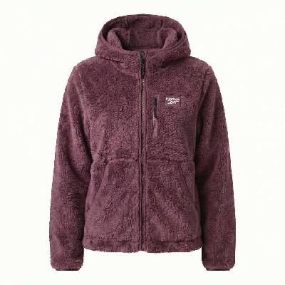 Дамско поларено яке Reebok Double Monkey Fleece Women Jacket RBO21480-Dark Dusty Rose