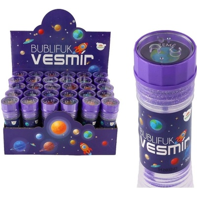 Teddies Bublifuk Vesmír 50ml 11cm mix druhů