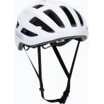 ABUS PowerDome каска за велосипедисти флийс бяла