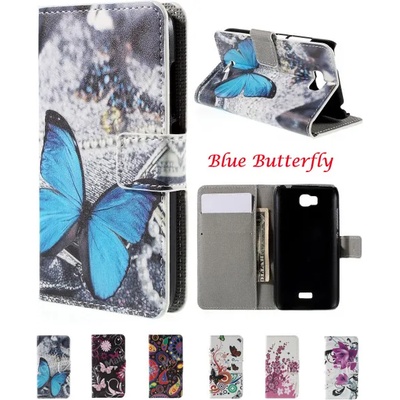 Y5c (Honor Bee) Painted Wallet Кожен Калъф и Стилус