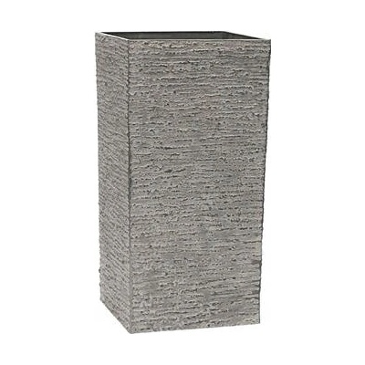 G21 Kvetináč plast sivý 30 x 30 x 60 cm