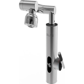 Elite Нагревател за вода Elite EHD-1511M, 3300W, Въртене на 360, Самоподгряване, LED дисплей, IPX4, Сребрист (EHD-1511M)