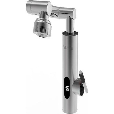 Elite Нагревател за вода Elite EHD-1511M, 3300W, Въртене на 360, Самоподгряване, LED дисплей, IPX4, Сребрист (EHD-1511M)