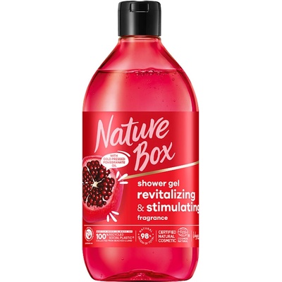 Nature Box sprchový gel Granátové jablko 385 ml