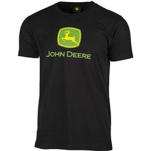 Tričko John Deere černé