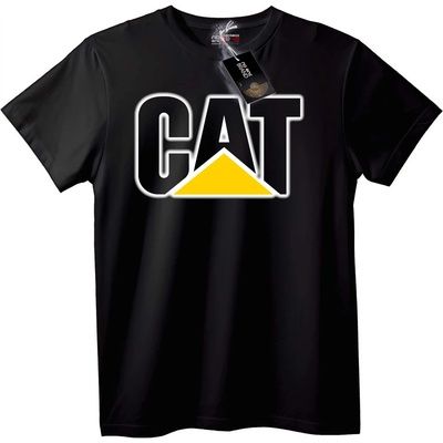 Тениска Caterpillar лого черна - 6XL, White