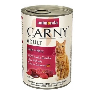 Animonda Cat Carny Adult вкус: говеждо месо и сърца 400 г