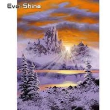 Image 1 of Зимен пейзаж 40/50 см