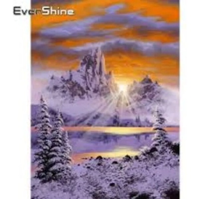 Зимен пейзаж 40/50 см