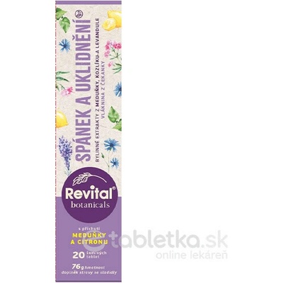Revital Botanicals Spánek a uklidnění 20 eff.tabliet