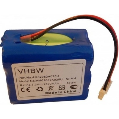 VHBW Dirt Devil Evo M678 / iRobot Mint 4200 2500 mAh