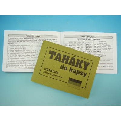 Taháky do kapsy - Němčina základy gramatiky Fajma