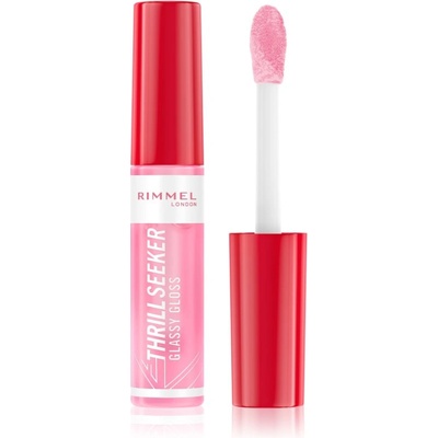 Rimmel Thrill Seeker Glassy Gloss блясък за устни за по-голям обем цвят 150 Pink Candy 10ml
