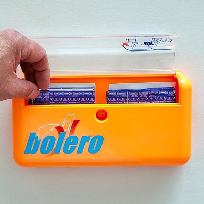 VMBal Zásobník na náplasti BOLERO + náplasti modré detekovatelné