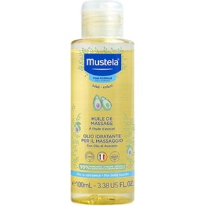 Mustela Хидратиращо масажно олио Mustela - За новородени и бебета, 100 ml
