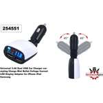  Заряднo за запалка c2 USB с Волтемeтър-(1667)-8145 ('254551)