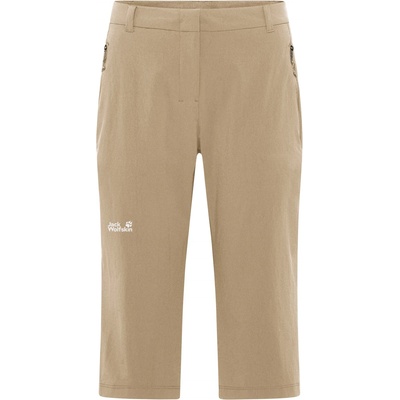 Jack Wolfskin Дамски 3/4 панталони Jack Wolfskin Women's Hikeout 3/4 Pants Shorts - Hazel Wood - размер 36 (EU) (112-4079-0212)
