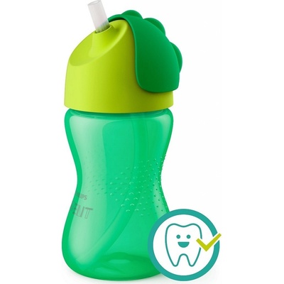 Avent hrnček so slamkou ružový 300ml