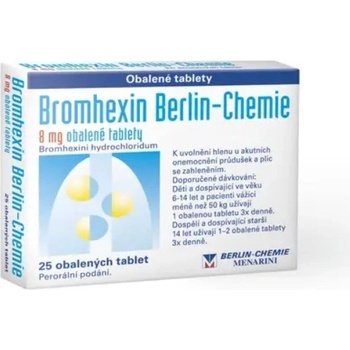 BROMHEXIN BERLIN-CHEMIE POR 8MG TBL OBD 25