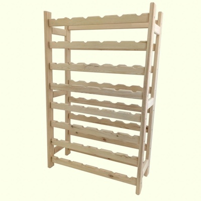 Krušnohorský nábytek Drevený stojan na víno V6X8 64 x 120 x 25 cm borovica