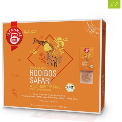 Teekanne BIO Selected. Rooibos Safari Luxury Bag 20 x 4 g