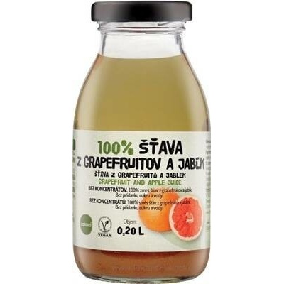 Zdravo Organic 100% grapefruit jablko 200 ml