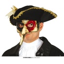 Benátska maska s nosom muzika