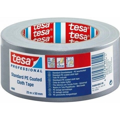 Tesa Standard Páska PE textilní lepící 50 mm x 25 m stříbrná – Hledejceny.cz