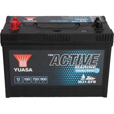 Yuasa YBX Active Marine Dual EFB 12V 100Ah 750A M31-EFB