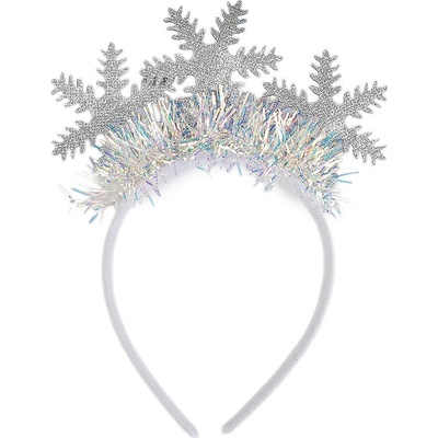 Prima-obchod Čelenka do vlasů vločky, vánoční / párty, barva 1 stříbrná – Hledejceny.cz