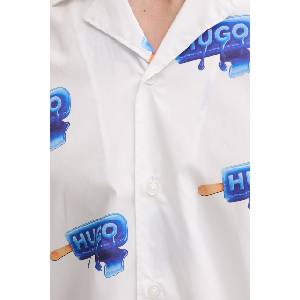 HUGO Blue риза мъжка от памук Eligino (50561691) - answear - 97,77 лв