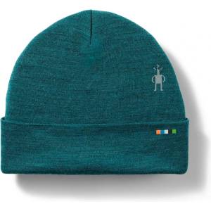 Smartwool Зимна шапка (beanie) Smartwool Thermal Merino Reversible Cuffed Beanie - Dark Teal Heather - размер One Size (204-8782-1711)