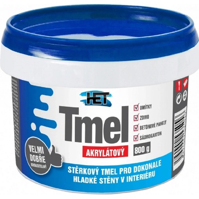 HET Akrylátový tmel 0.8 kg biela