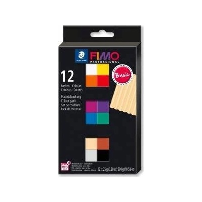 STAEDTLER Fimo Professional 12x25g Basic Colour