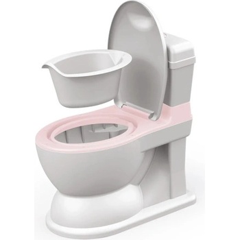 Dolu Dětská toaleta nočník XXL 2v1 růžová
