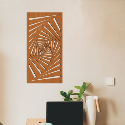 dřevo života Dřevěný dekorační panel na zeď SCHODIŠTĚ Rozměry (cm): 40x80, Zvolte barvu dekoru: Třešeň