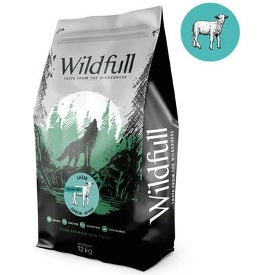 Wildfull Dog Junior All Size Grain Free Jehněčí s dýní 12 kg