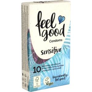 feelgood sensitive/ extra lubricated condoms 10 pcs