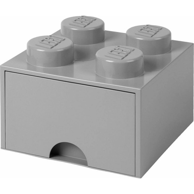 LEGO® Úložný box se šuplíkem 250x252x181 šedý