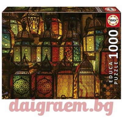 Educa Пъзел educa 19668 - 1000 части - Колаж с фенери (edu19668)
