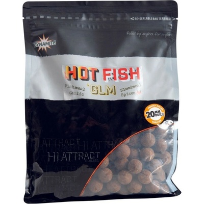 Dynamite Baits Boilies HOT FISH&GLM 1 kg 20 mm