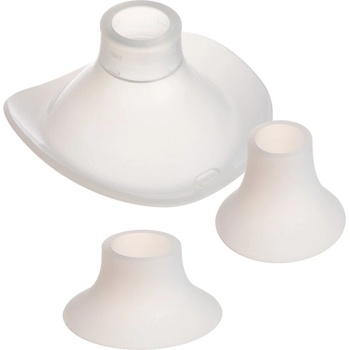 Canpol babies Replacement Silicone Parts for Breast Pumps Flanges & Inserts Set (24/21/19mm) резервна силиконова фуния и подложки към помпа за кърма Hands-Free 3 бр