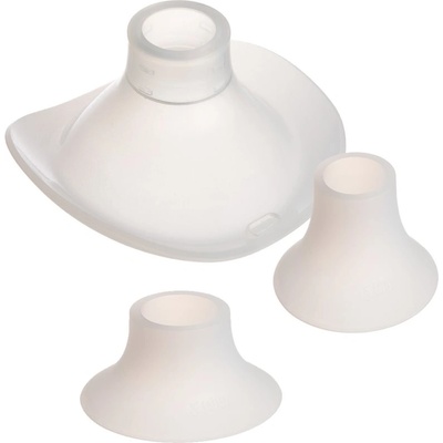 Canpol babies Replacement Silicone Parts for Breast Pumps Flanges & Inserts Set (24/21/19mm) резервна силиконова фуния и подложки към помпа за кърма Hands-Free 3 бр
