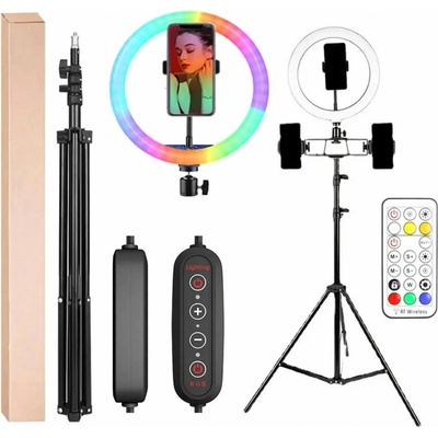 Aptel Prstencová LED lampa se stativem ZD67D 210cm – Sleviste.cz